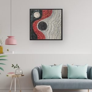 De Maan vintage portret tapijt